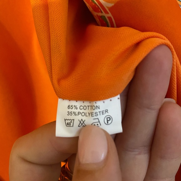 Dygarni Orange Floral Jacket with Hoodie - Picture 6 of 6